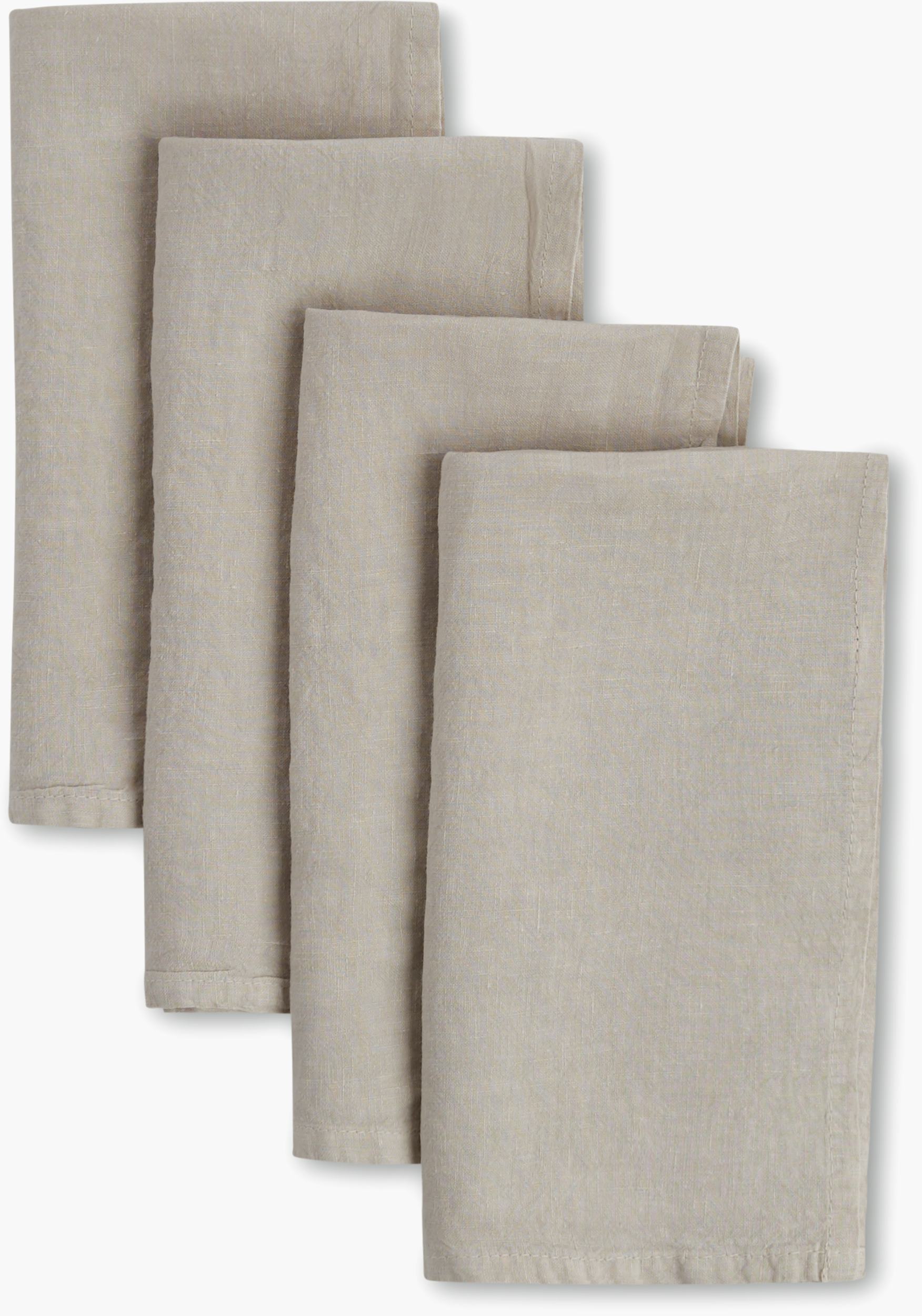 Lightly Linen set of 4 napkins