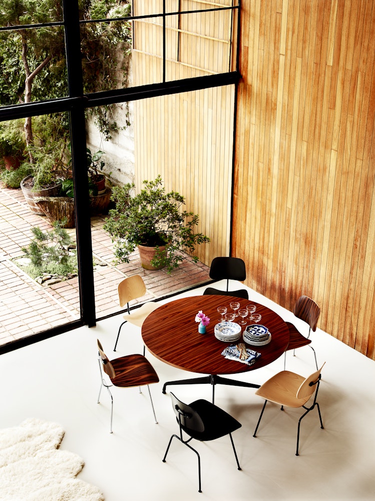 Eames Molded Plywood Dining Chair Metal Base (DCM), Non ...