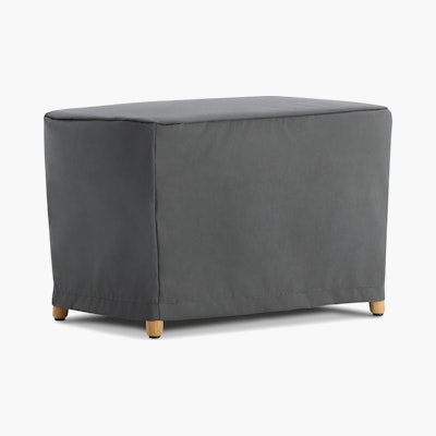 Crosshatch Outdoor Ottoman Cover Crosshatch Outdoor Ottoman Cover