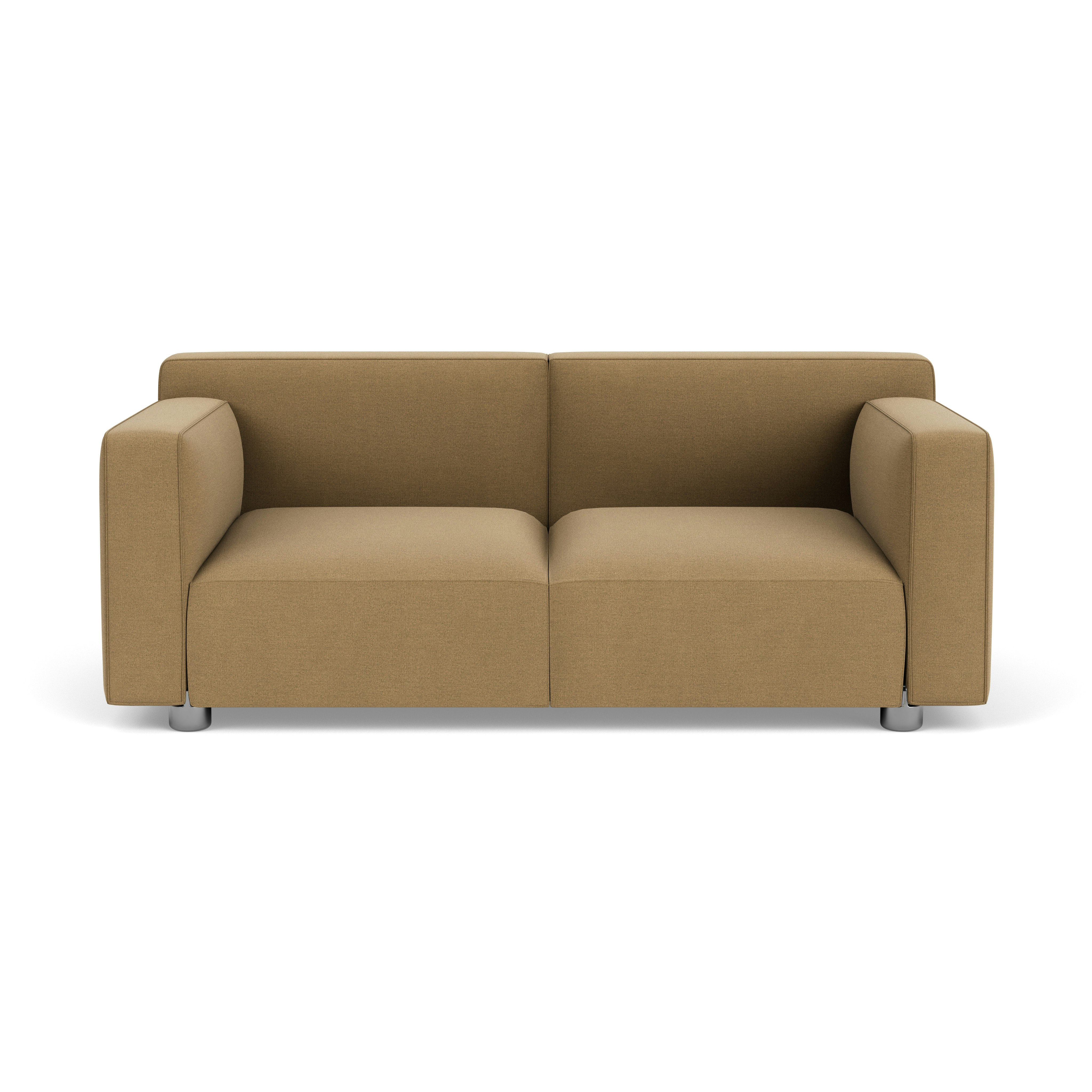 Barber Osgerby Sofa - Two Seater, Hourglass, Latte, Chrome
