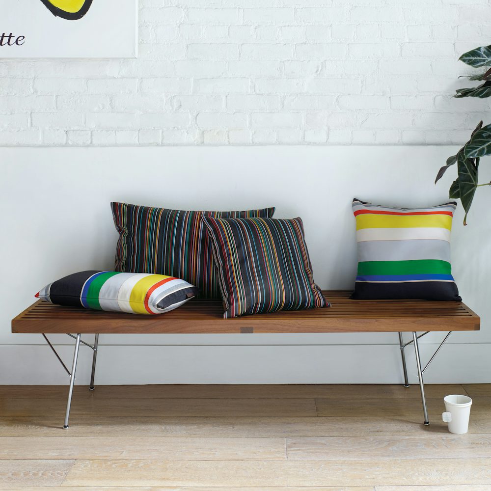 Nelson Platform Bench, Metal Base