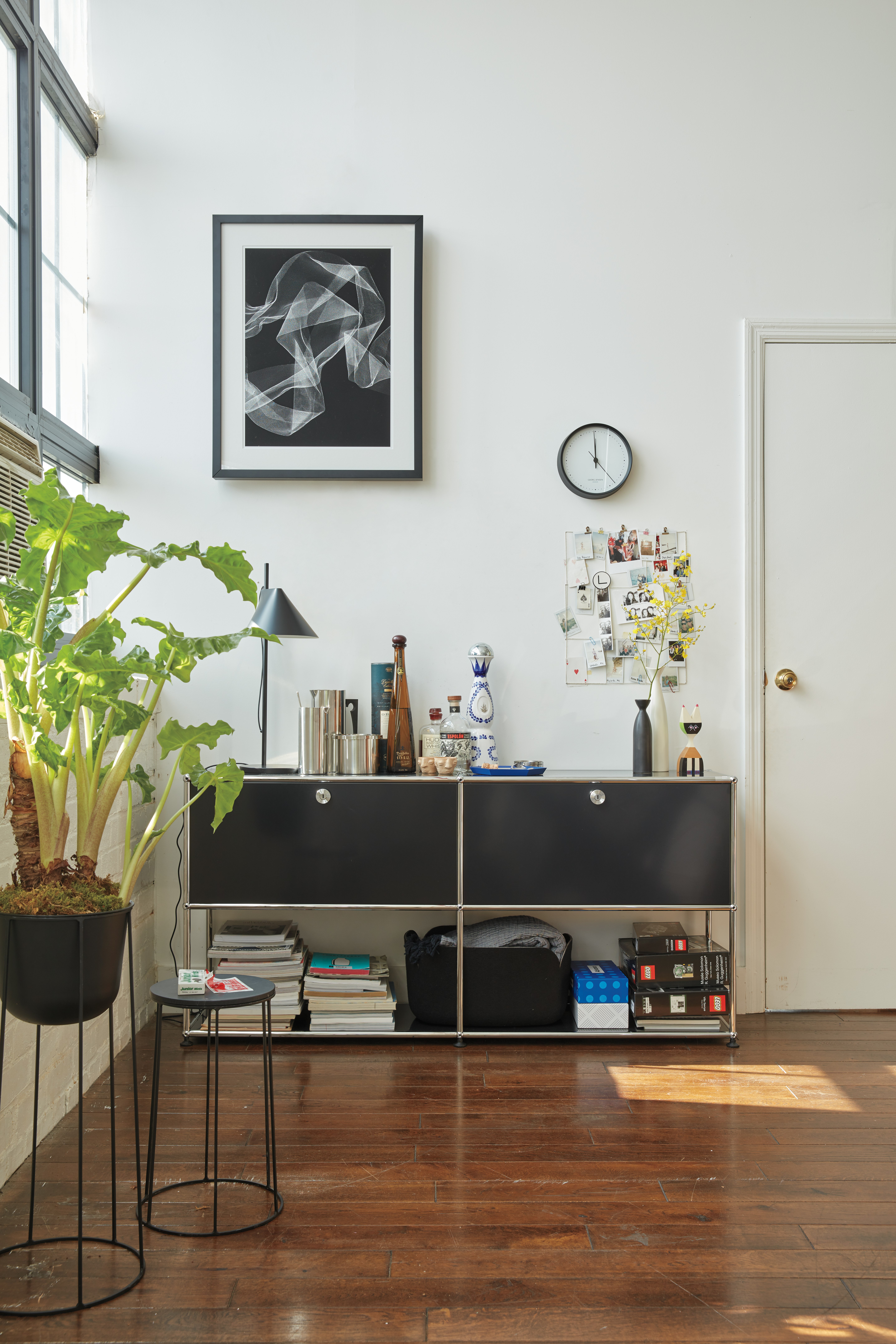 USM Haller Open Storage Credenza