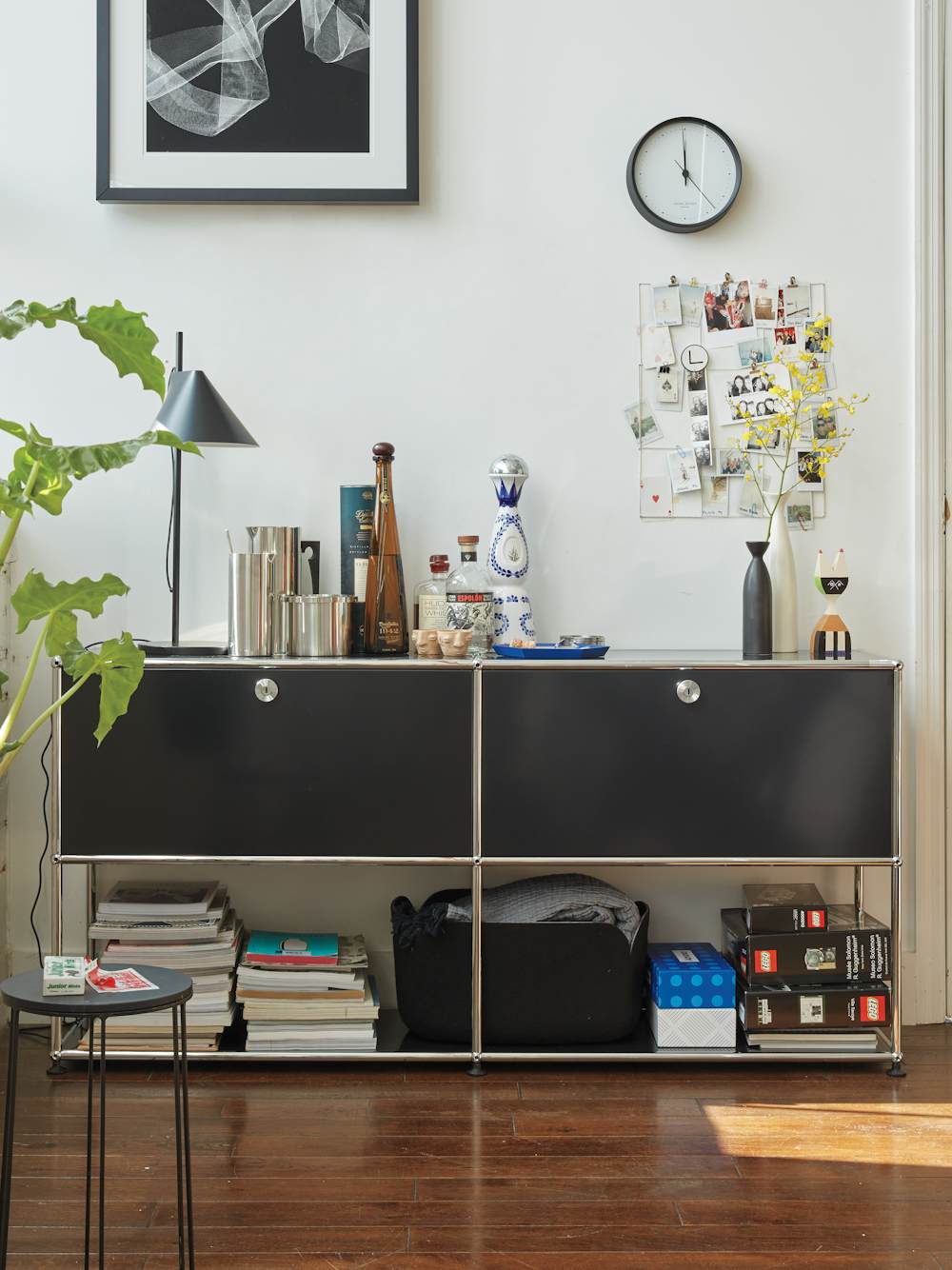 USM Haller Open Storage Credenza