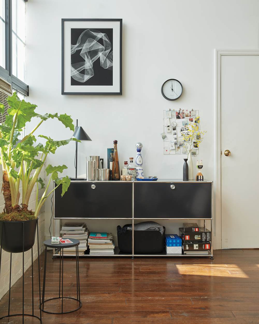 USM Haller Open Storage Credenza