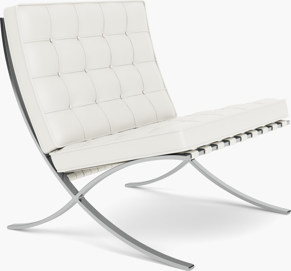 Barcelona Chair -  Acqua Leather, Bering Sea