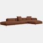 Como Open Sectional - Right Facing