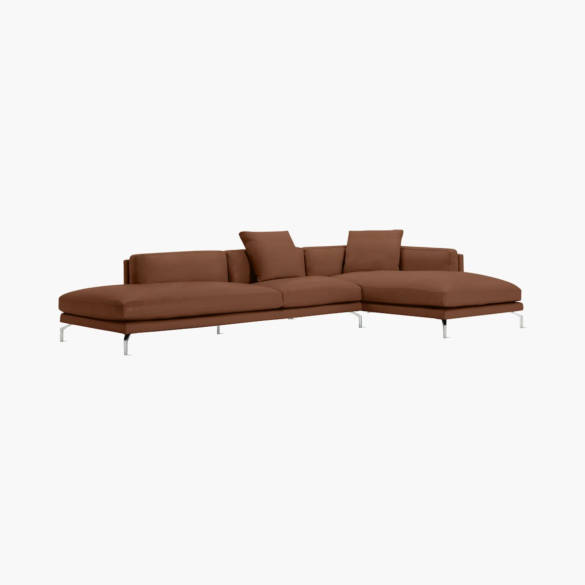 Como Open Sectional Como Open Sectional, Leather