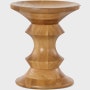 White Oak Eames Turned Stool in Shape A