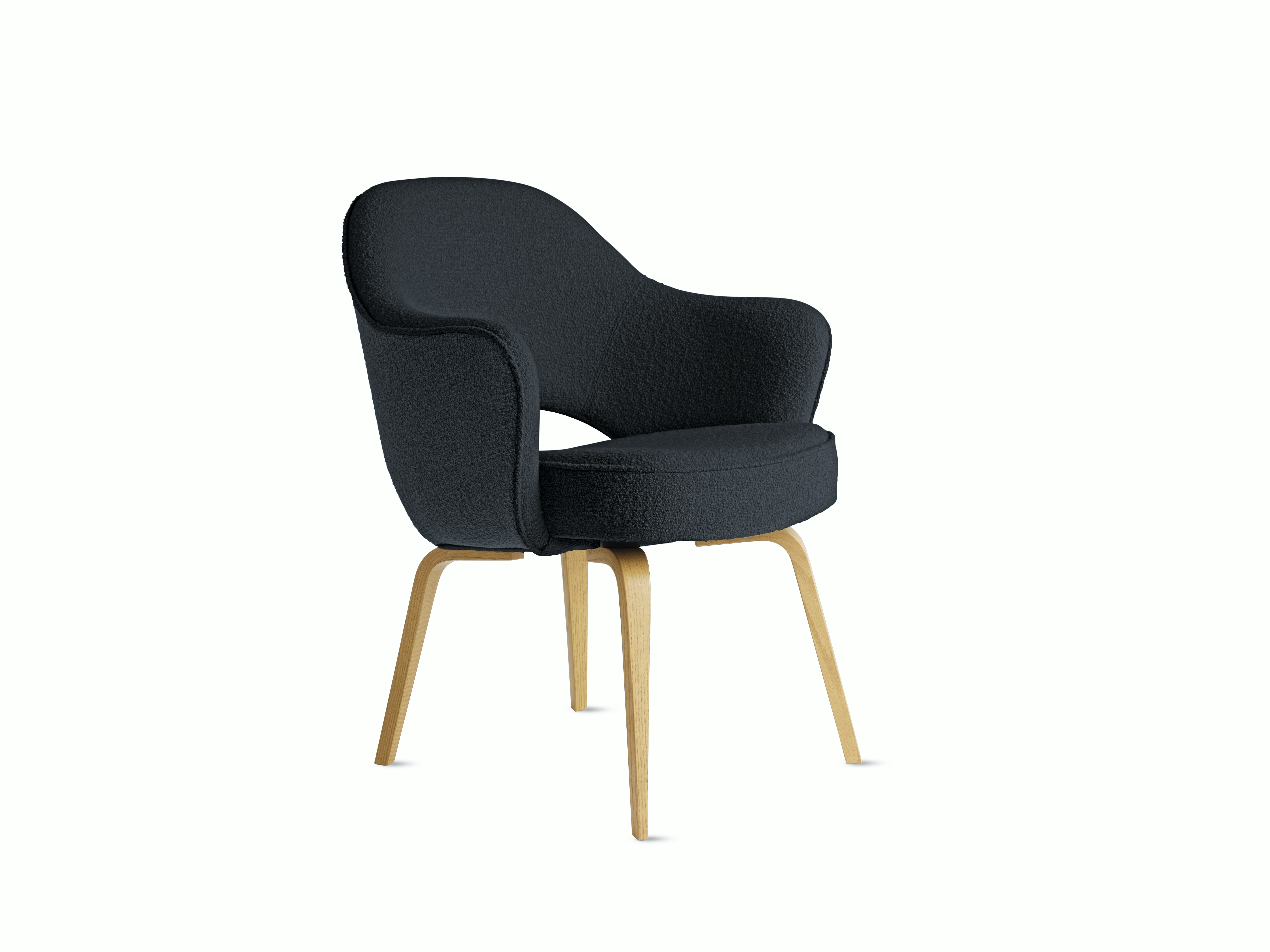 Saarinen Executive Armchair with Wood Legs