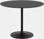 Soft Cafe Table in Black Laminate