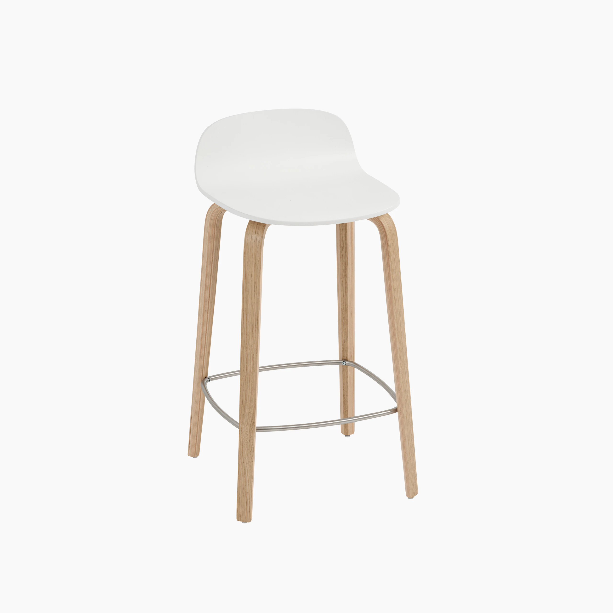 Visu bar stool 65 white oak Muuto 5000x5000 hi res