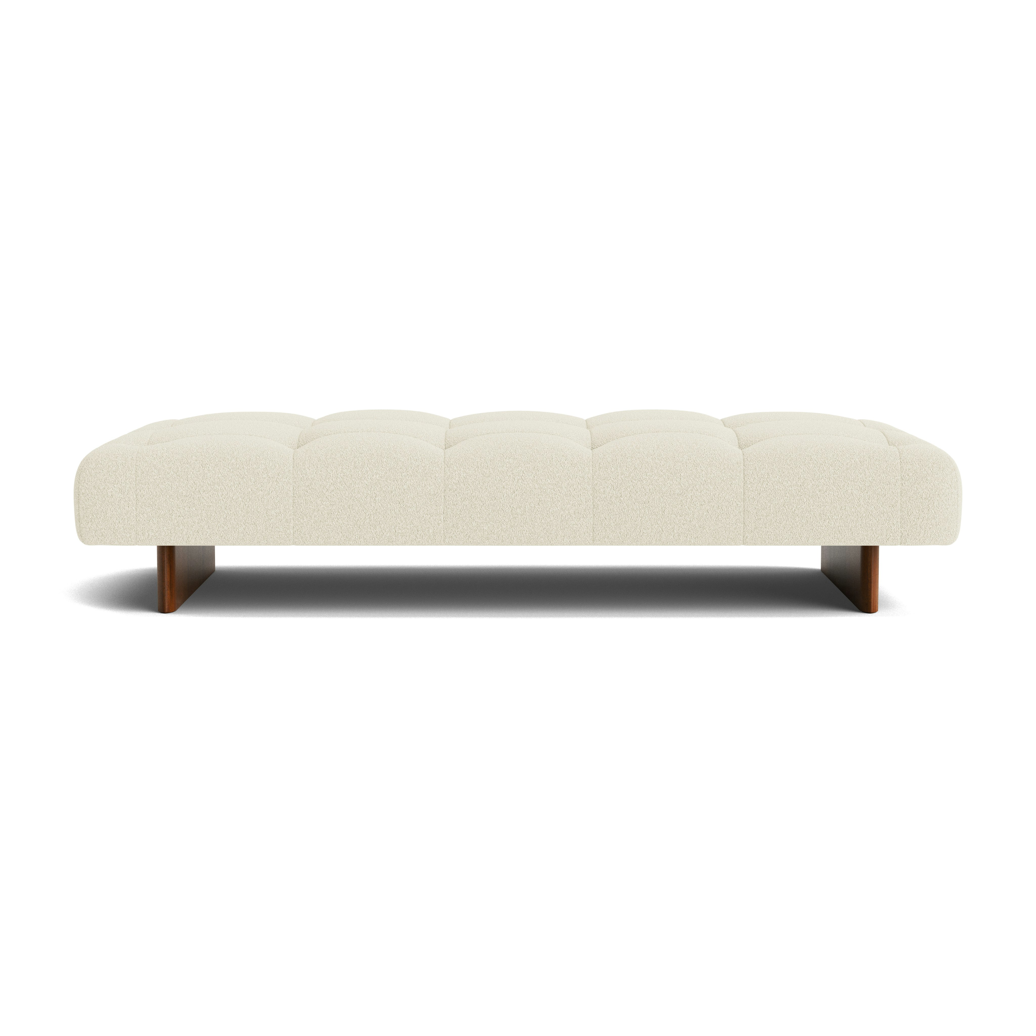 Quilton Lift Daybed - Flamiber, Cream, Lacquered Walnut