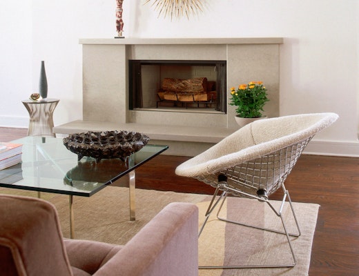 Florence Knoll Sofa, Barcelona Table, Large Diamond Florence Knoll Sofa Collection with Barcelona Coffee Table