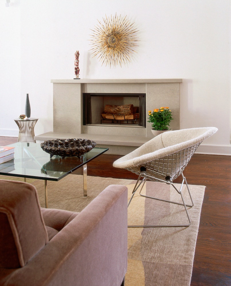 Bertoia Diamond Lounge Chair, Full Cover | Knoll Bertoia Diamond Lounge Chair, Full Cover | Knoll