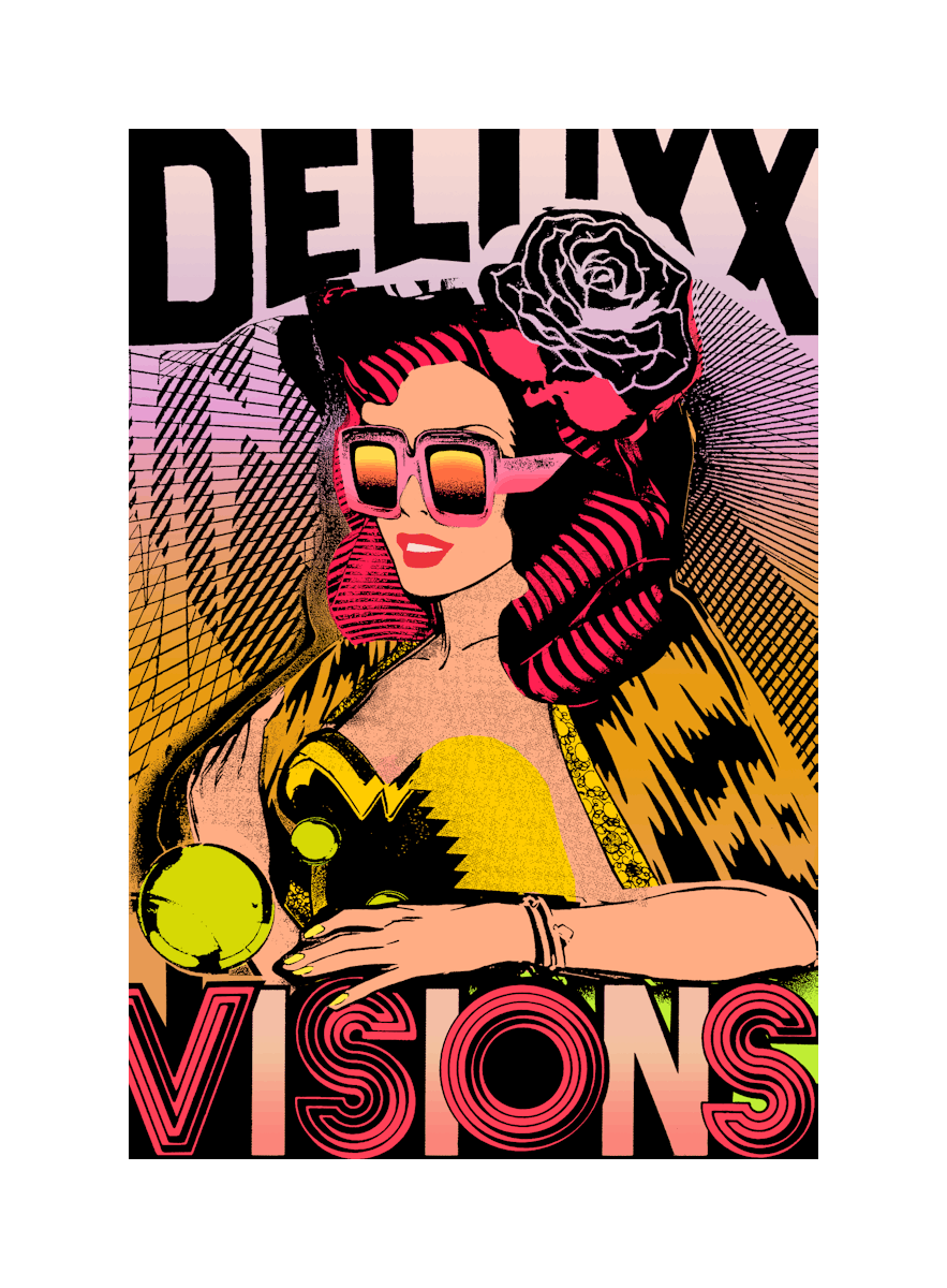 FAILE Artwork Deluxx Visions Print FAILE Artwork Deluxx Visions Print