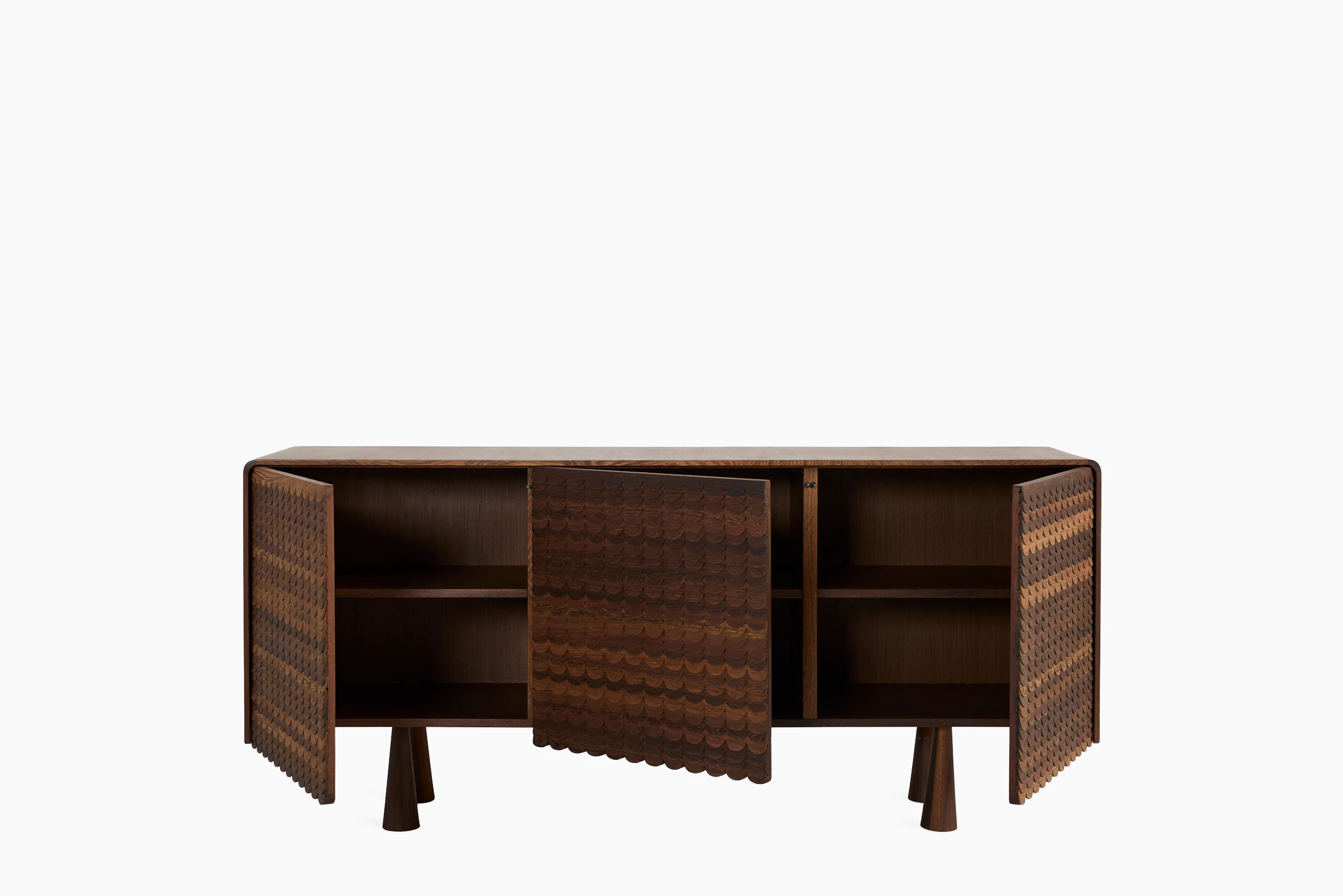 Lesire Credenza - Panga Panga Wood