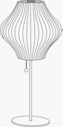 Nelson Pear Lotus Table Lamp