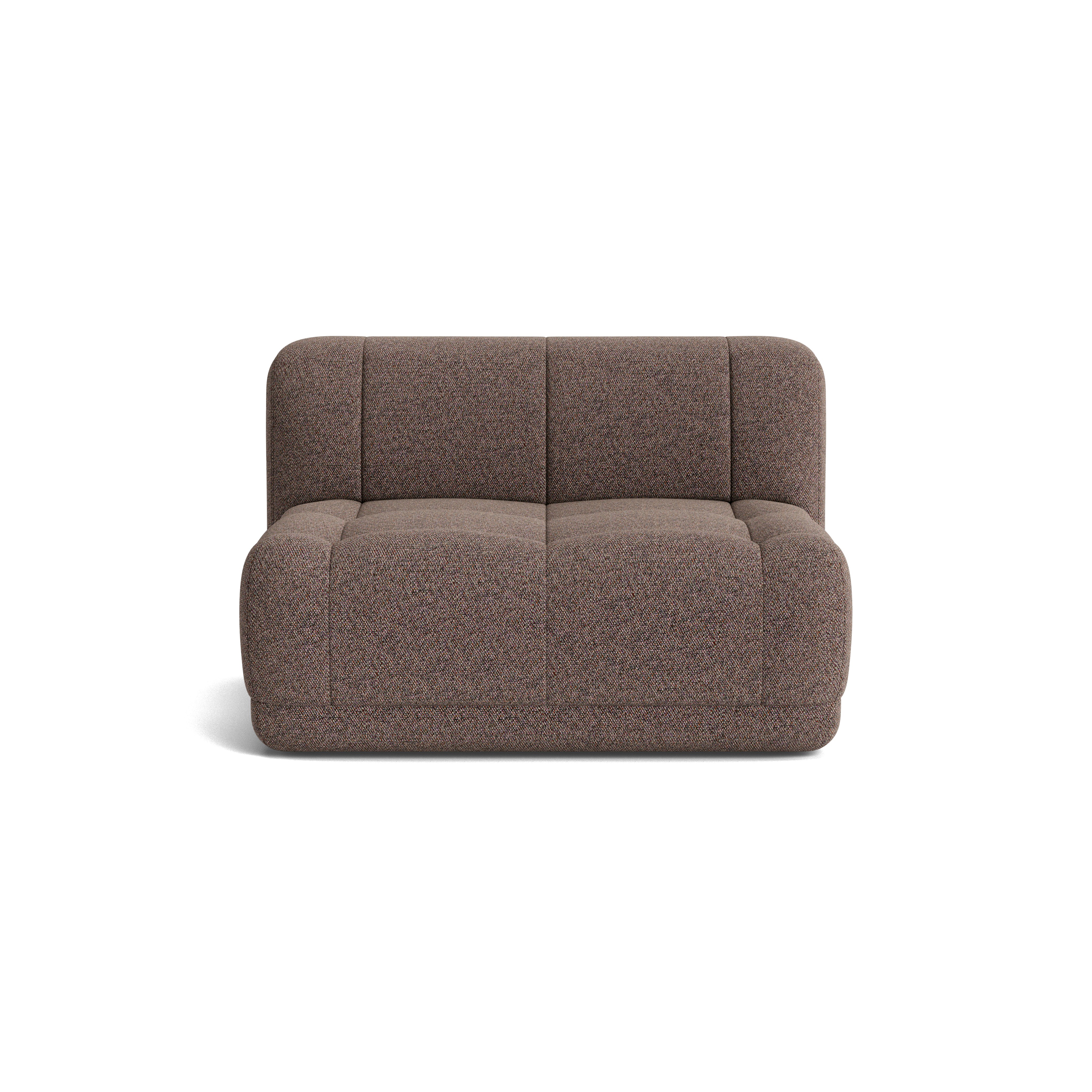 Quilton Armless FS 203 - 41.5, Loft, 103 Asphalt