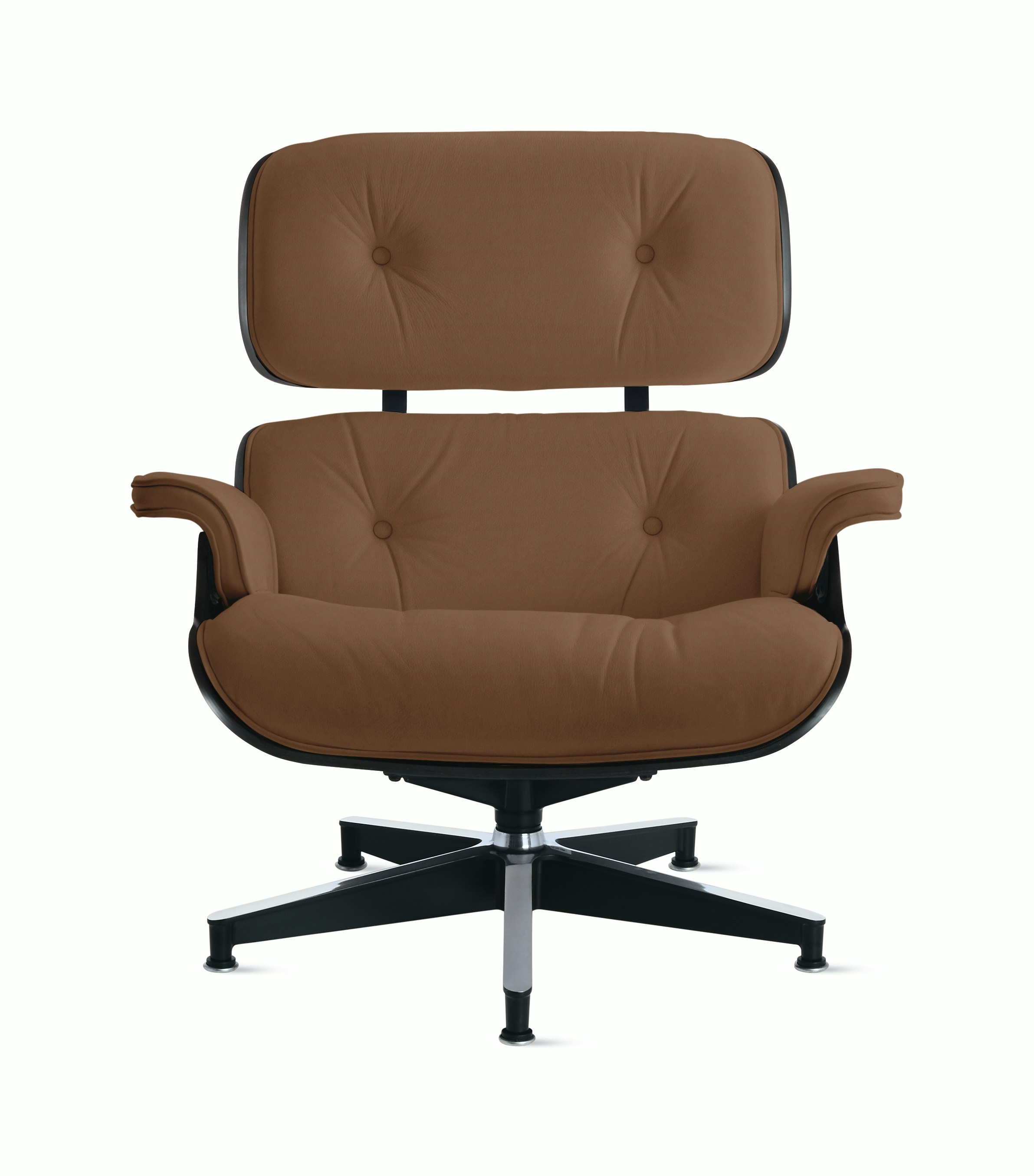 Eames Lounge Chair in Prone and Stow leathers