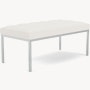 Florence Knoll Relaxed Bench - Small, Rectangular, Hourglass, Air