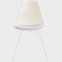 Eames Molded Plastic Side Chair with Seat Pad