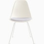 Eames Molded Plastic Side Chair with Seat Pad Eames Molded Plastic Side Chair with Seat Pad