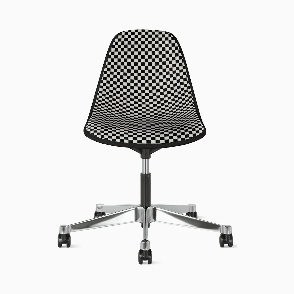 Eames Upholstered Molded Plastic Task Side Chair Eames Upholstered Molded Plastic Task Side Chair