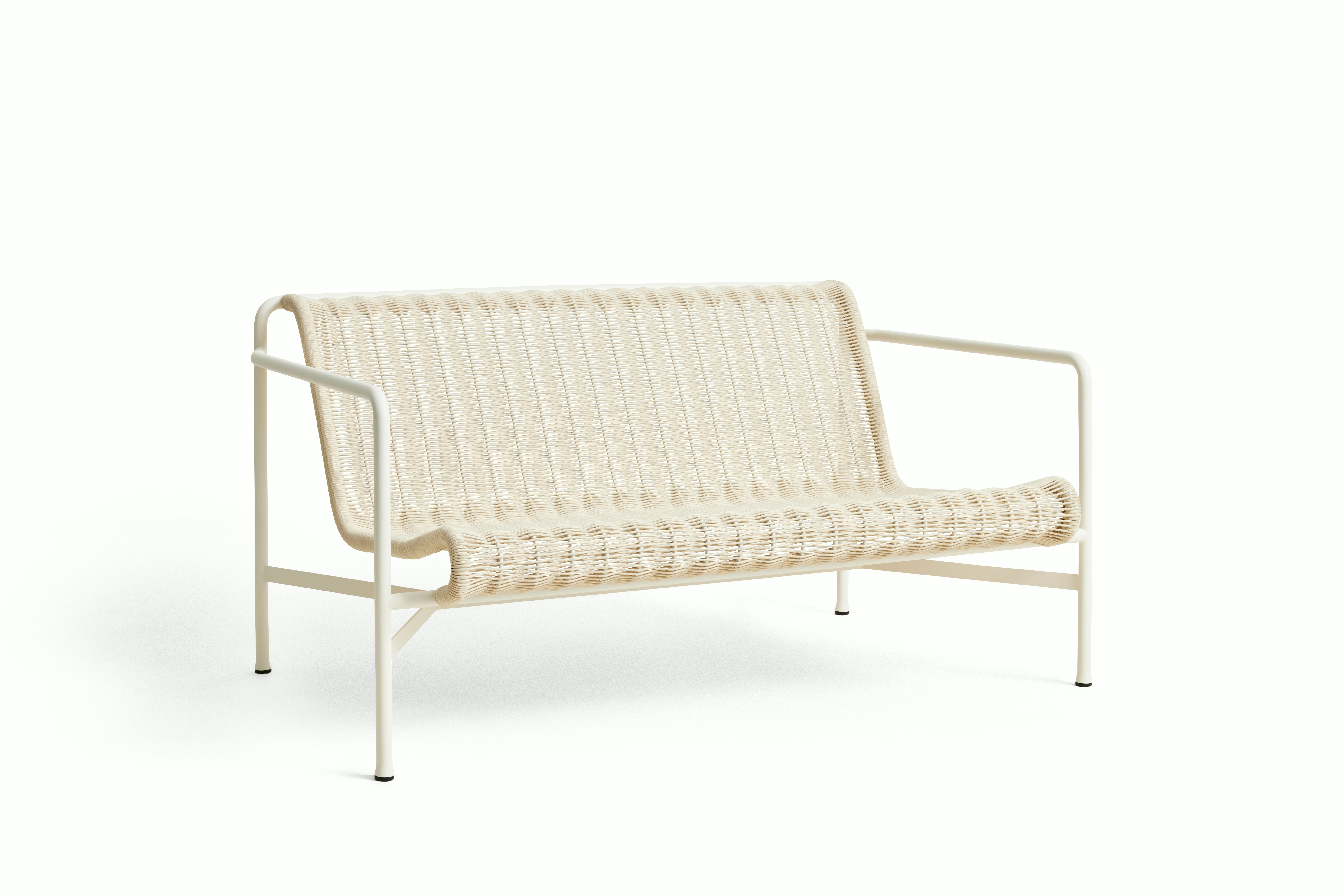 Palissade Cord Lounge Sofa - White