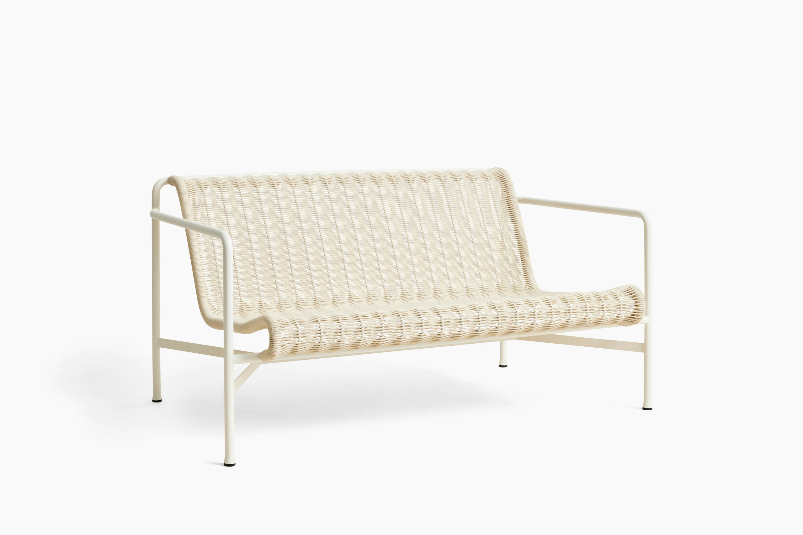 Palissade Cord Lounge Sofa - White