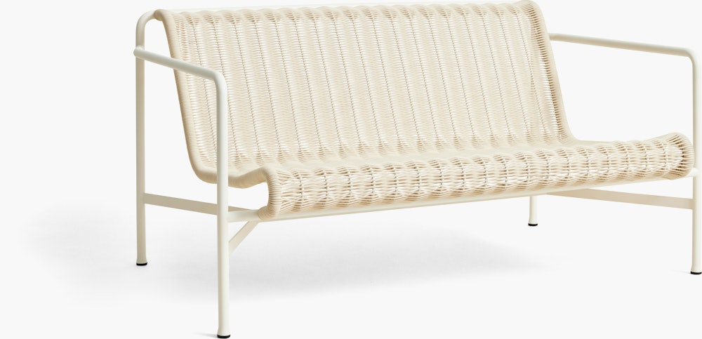 Palissade Cord Lounge Sofa - White