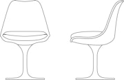 Saarinen Tulip Side Chair