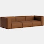 Mags 3 Seat Sofa - Prone Leather, 017 Ledge