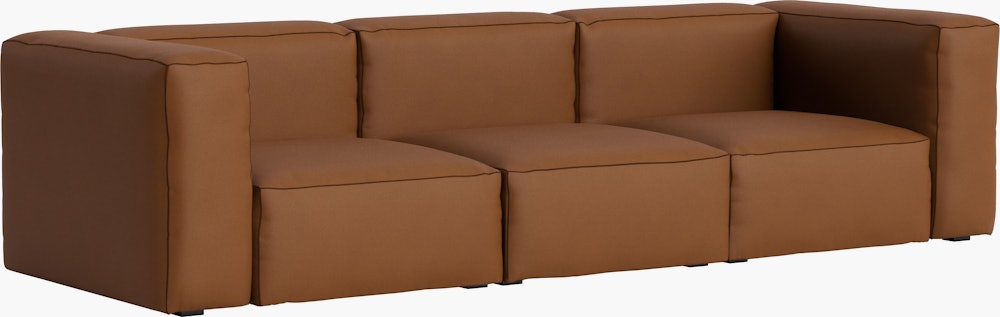 Mags 3 Seat Sofa - Prone Leather, 017 Ledge