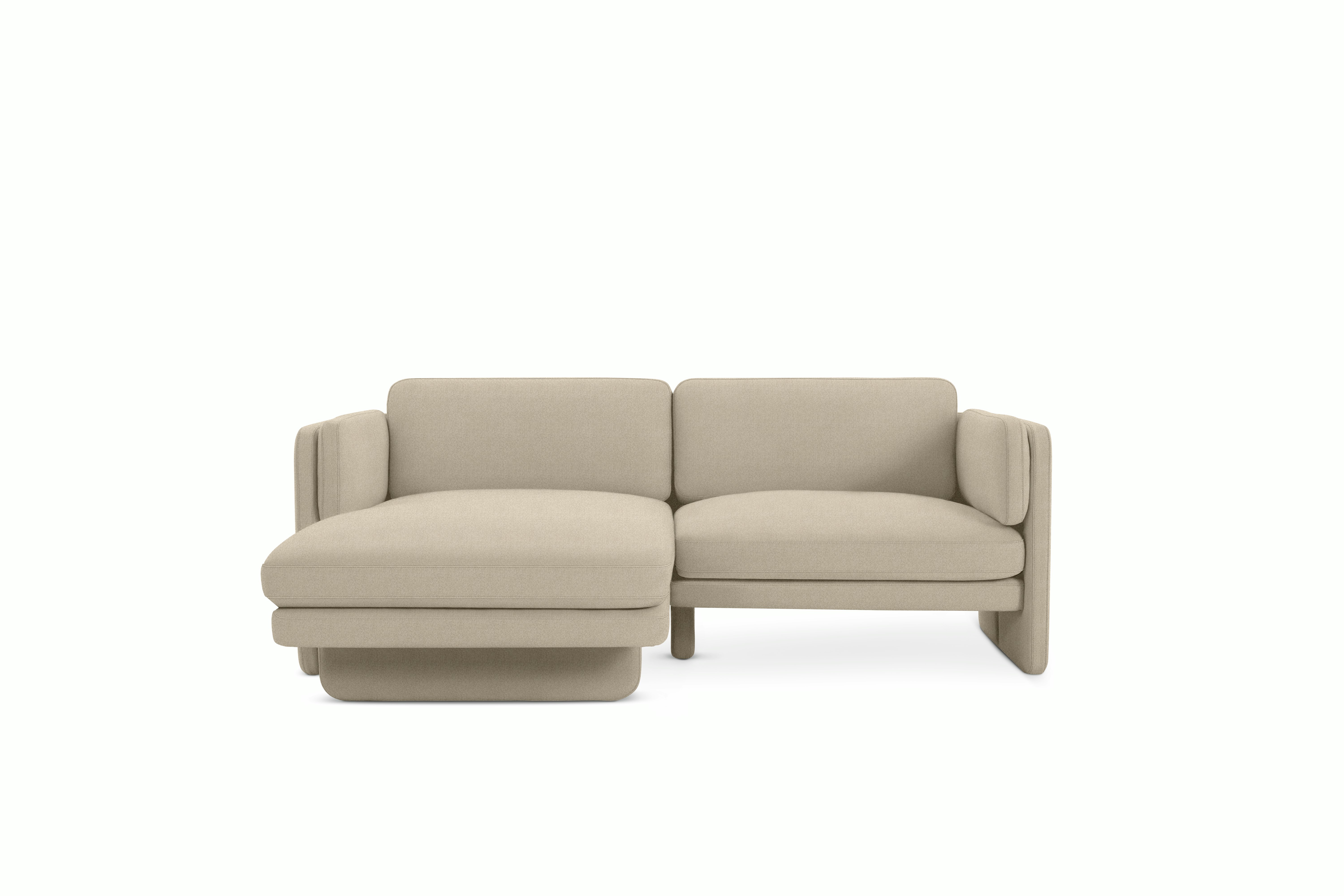 Pastille Sectional Chaise - 80 in - Left