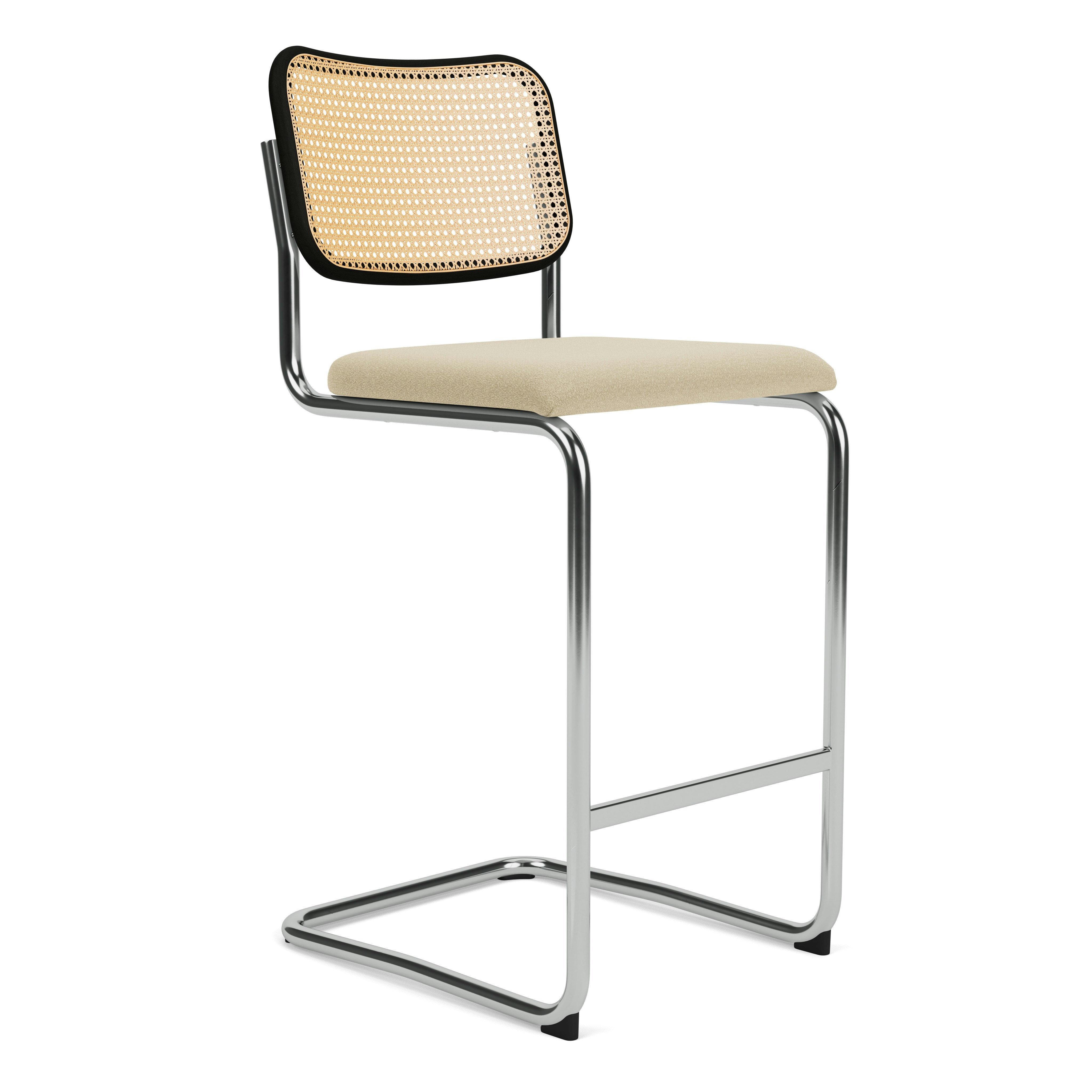 Cesca Stool Upholstered, ClassicBoucle, Neutral