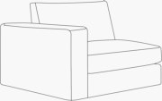 One Arm - 4" Tubular Leg