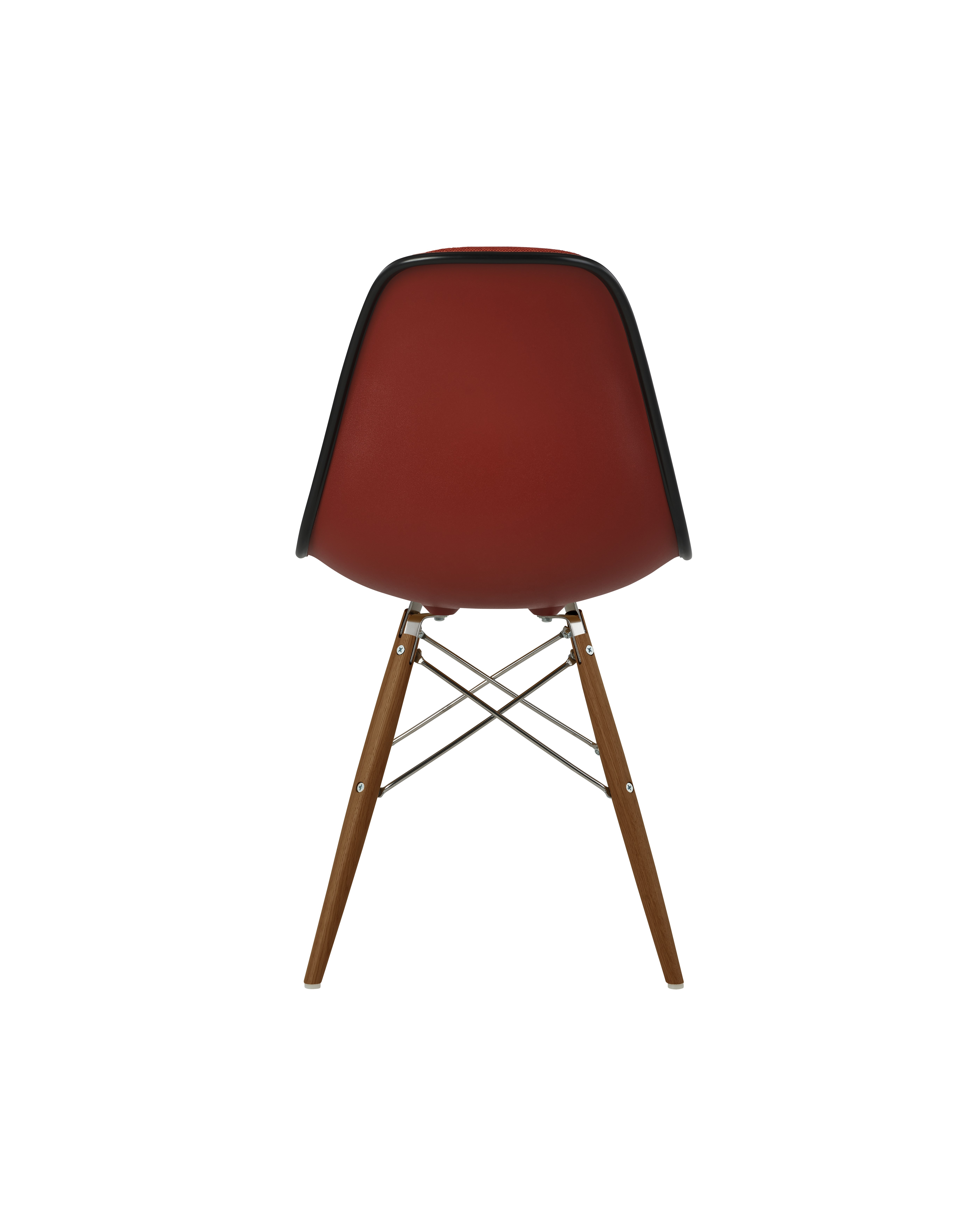 Eames Upholstered Molded Plastic Side Chair