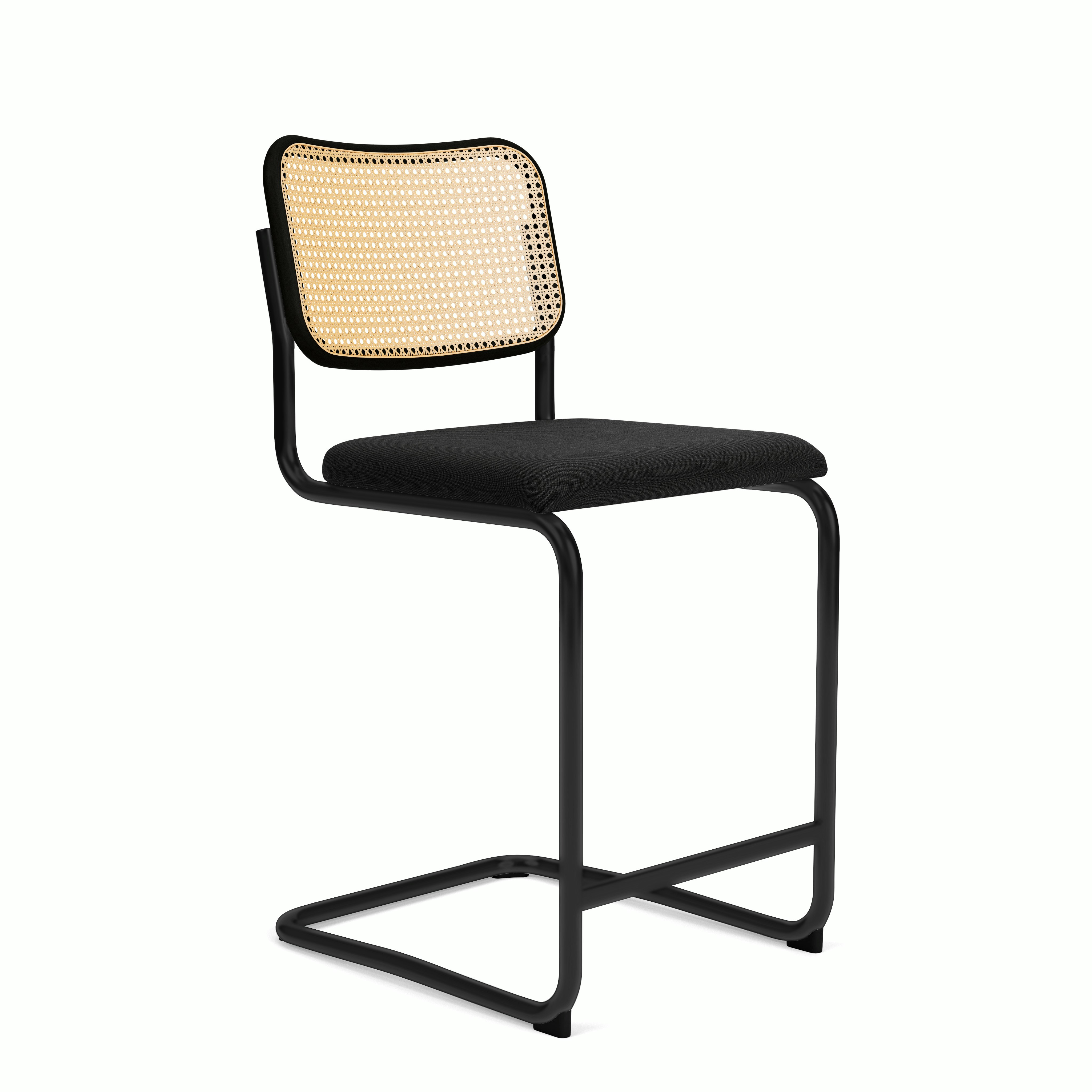 Cesca Stool With Upholstered Seat Pad
