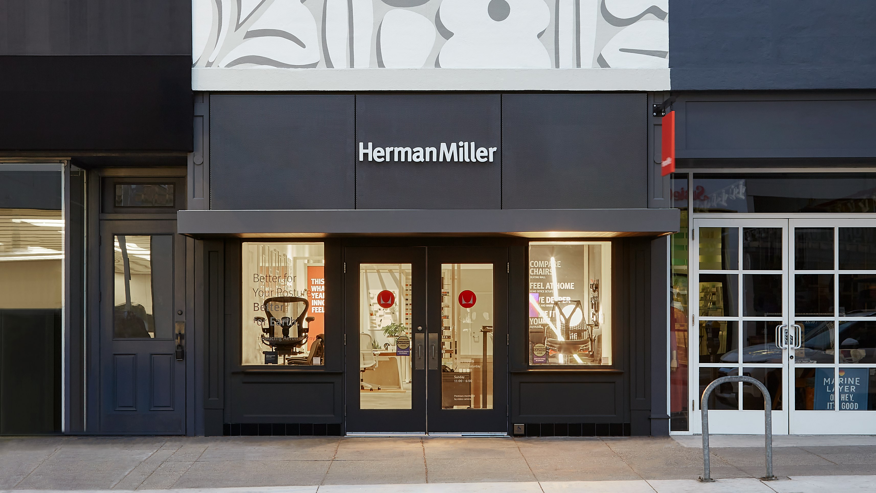 Visit Our Seating Stores Herman Miller Store   W HM San Francisco Facade V2 007 