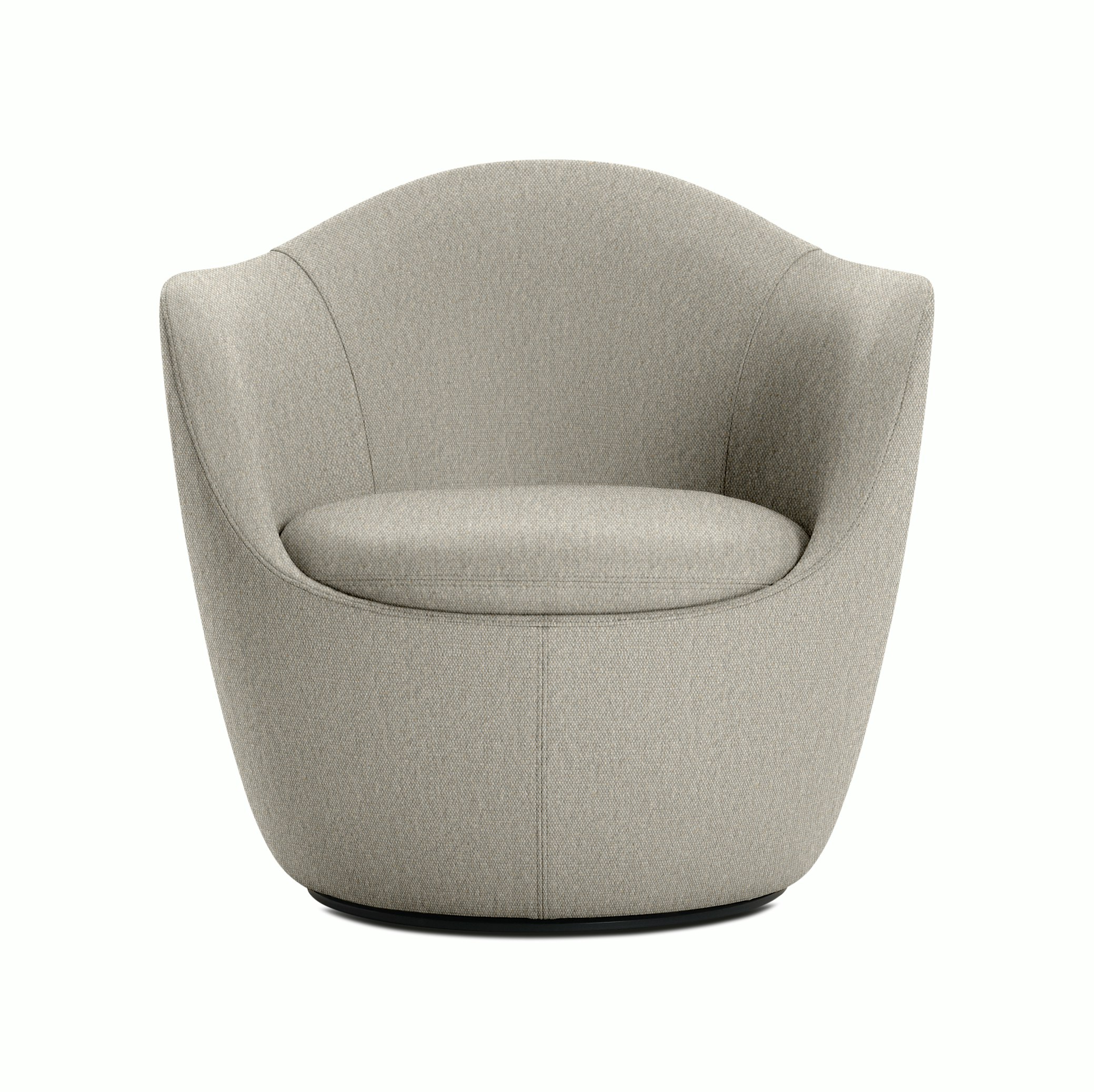 Lina Swivel Chair in Album Linen,  Wisp