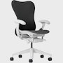 Mirra 2 Chair in alpine with Graphite Butterfly Suspension