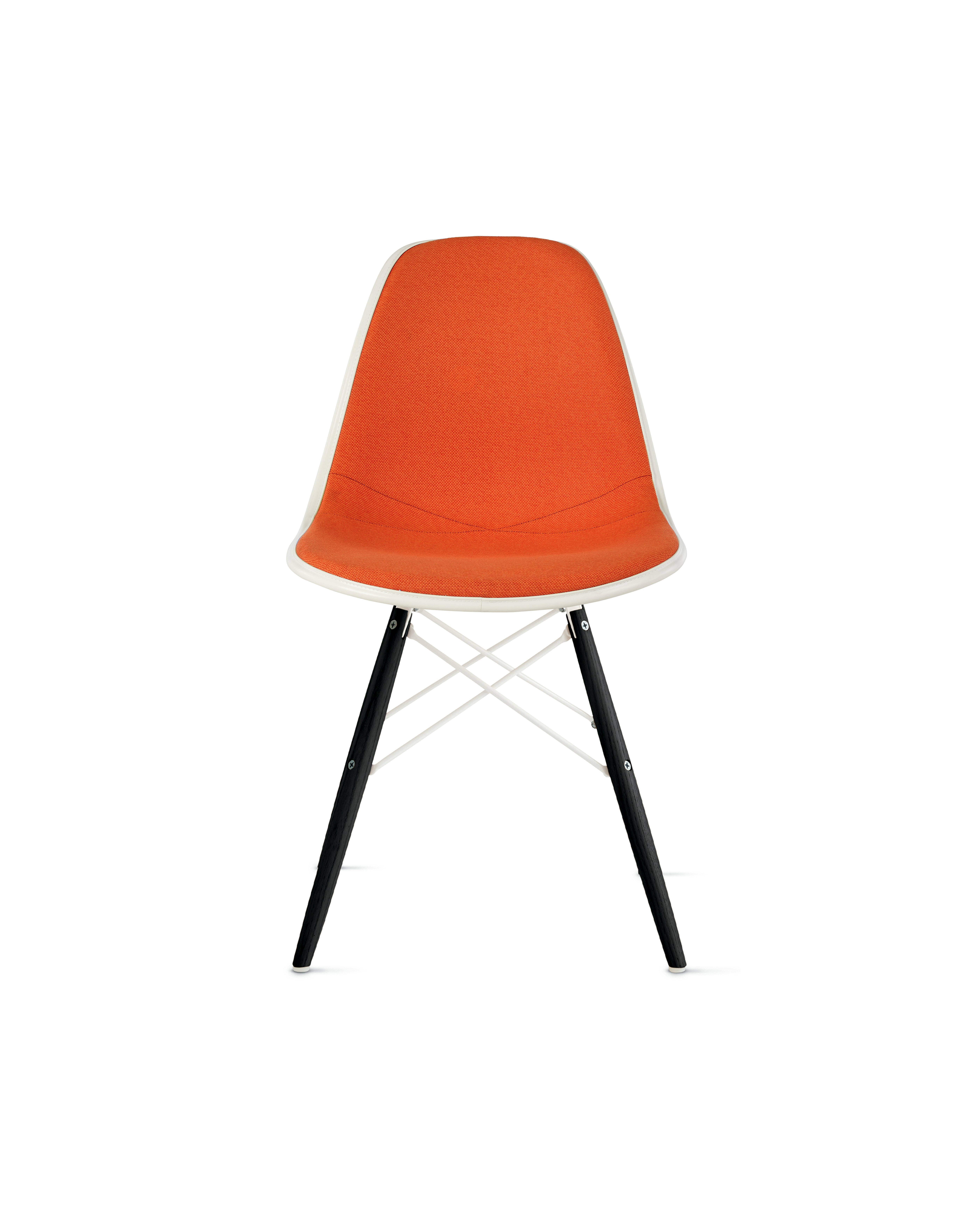 Eames Upholstered Molded Plastic Side Chair
