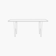 Rectangular - 80" Wide