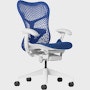 Mirra 2 Chair in alpine with Ultramarine Triflex Suspension and Fixed Seat