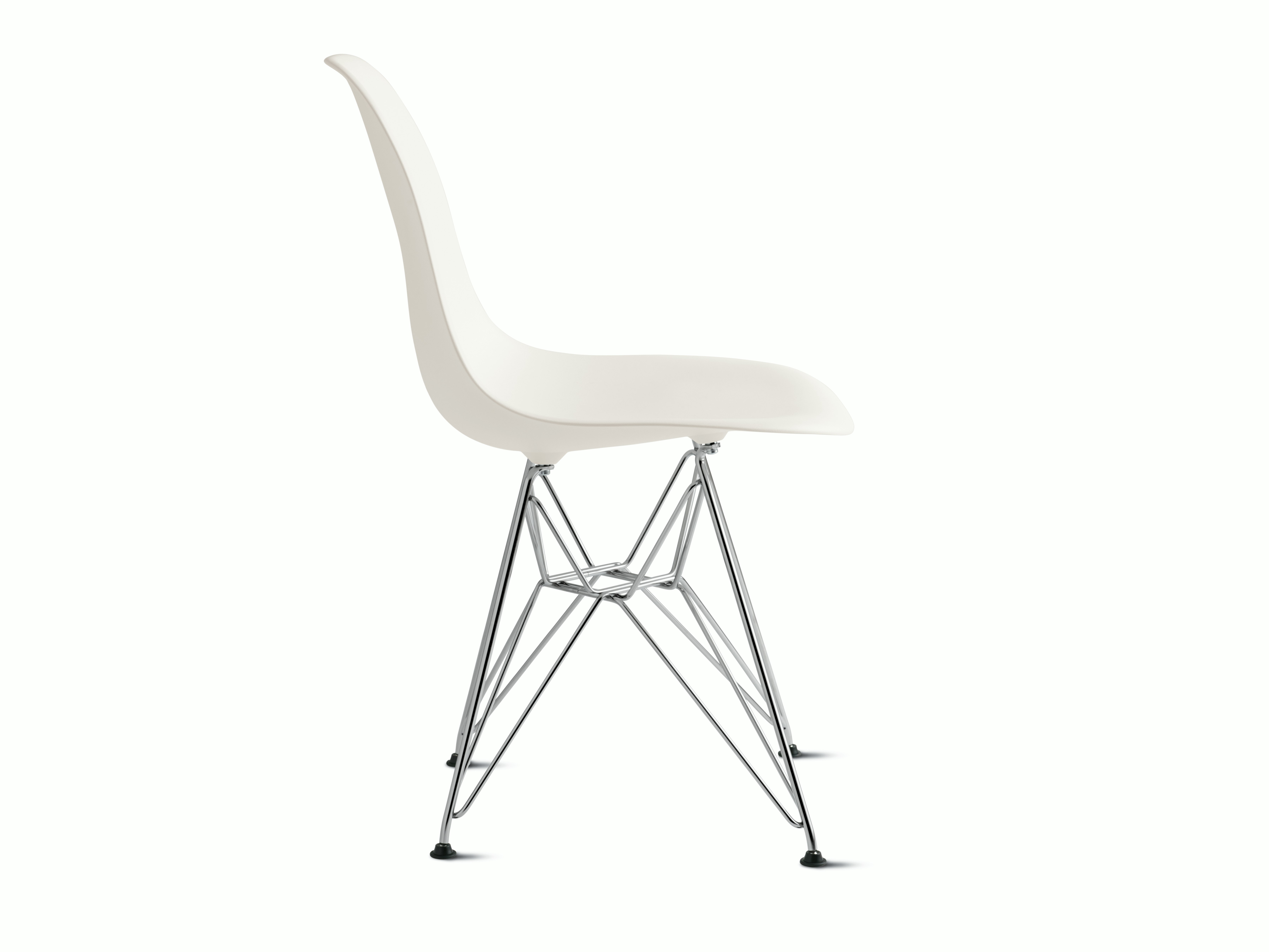 Eames Molded Plastic Wire-Base Side Chair (DSR)