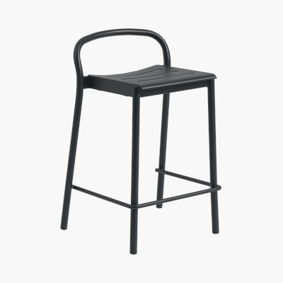 Linear Steel Stool Linear Steel Stool, Counter