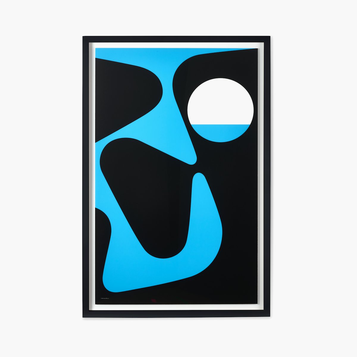 Nelson Pop Art Blue and Black Poster Nelson Pop Art Blue and Black Framed Poster