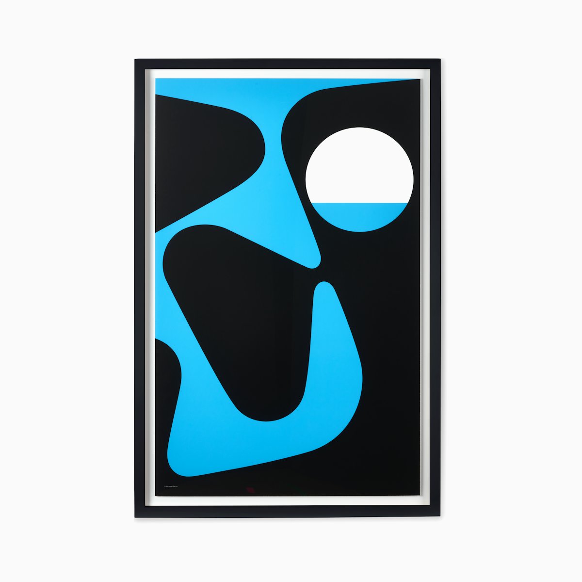 Nelson Pop Art Blue and Black Poster Nelson Pop Art Blue and Black Framed Poster