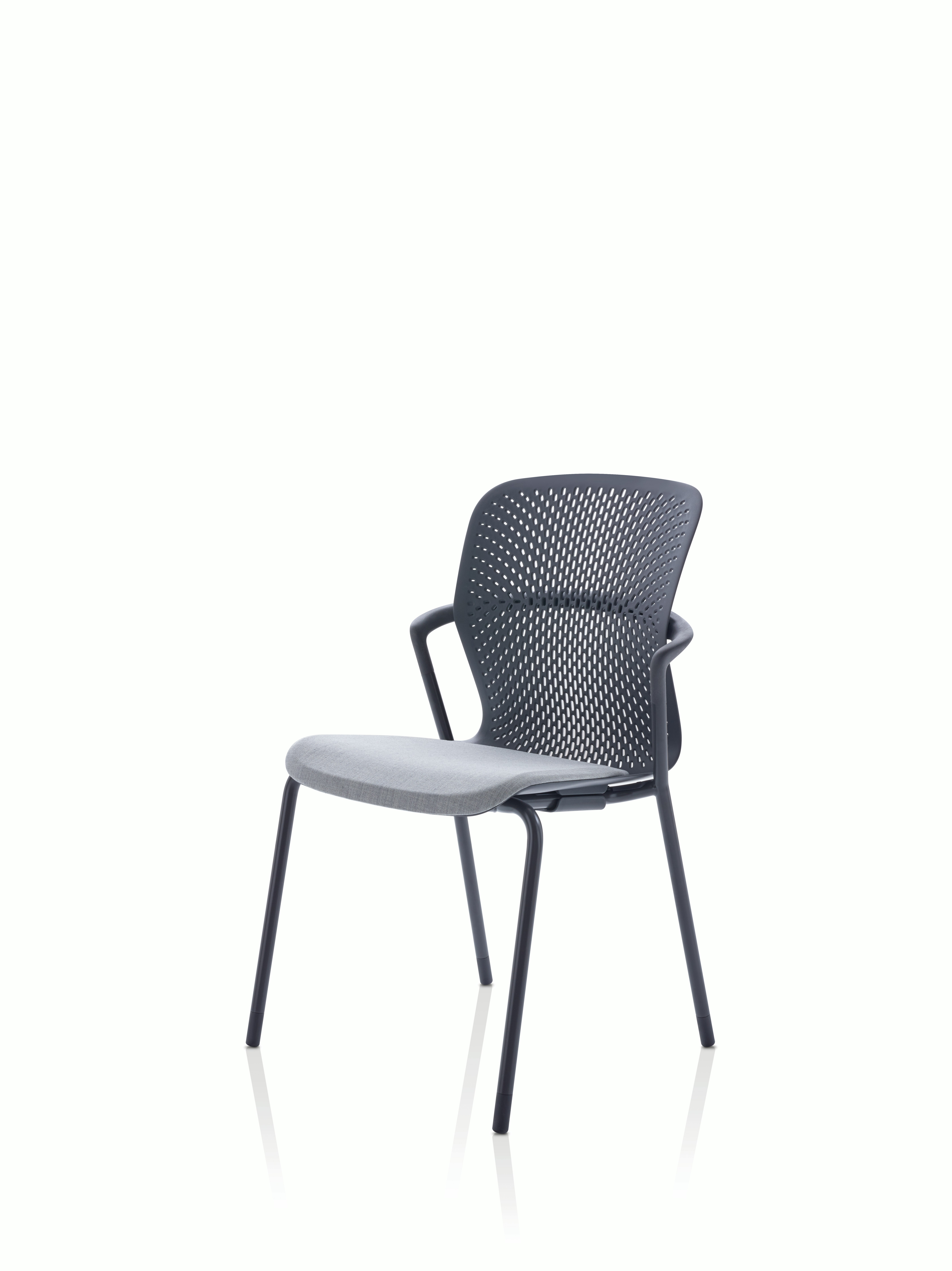fire gange renere aluminium ecomedes Sustainable Product Catalog | Keyn – 4-Leg Base Chair without Arms  / KNN4SN by Herman Miller