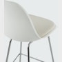 Eames Molded Plastic Stool with Seat Pad